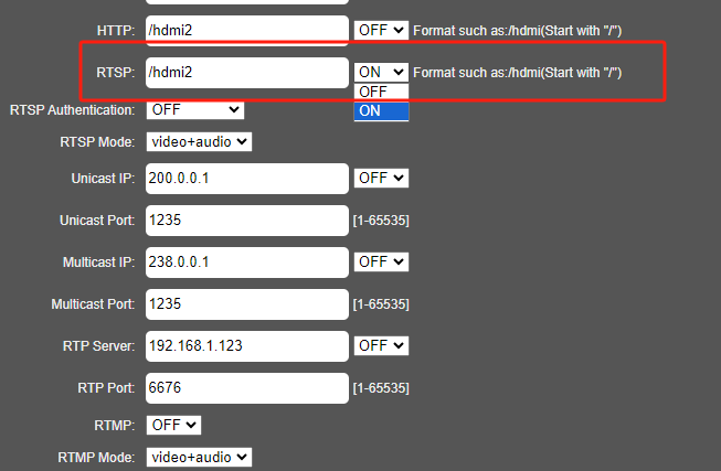 How to connect the encoder to NVR