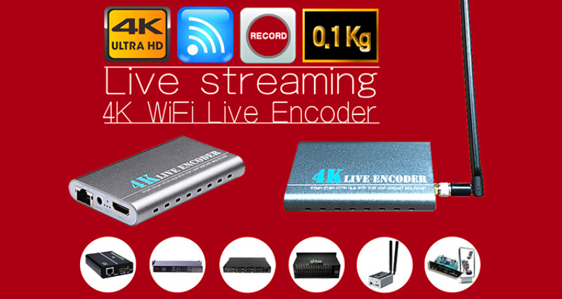 4K encoder uhd video mini live stream iptv encoder