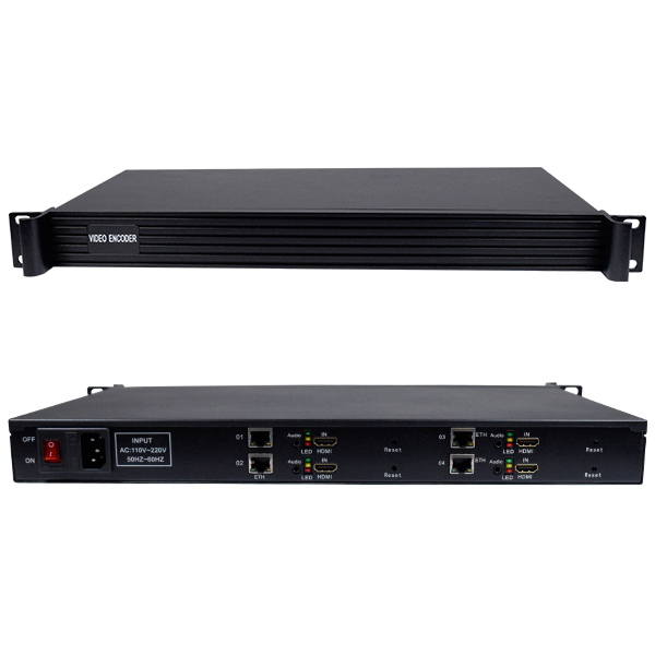 H3414A H.264 1U 4channel HDMI+AV HD encoder
